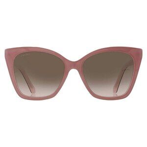 New Jimmy Choo Brown Gradient Butterfly Ladies Sunglasses RUA/G/S 0Y9A/HA 56  Wo